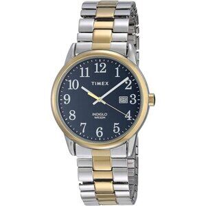 Men's Easy Reader Watch Silver Gold